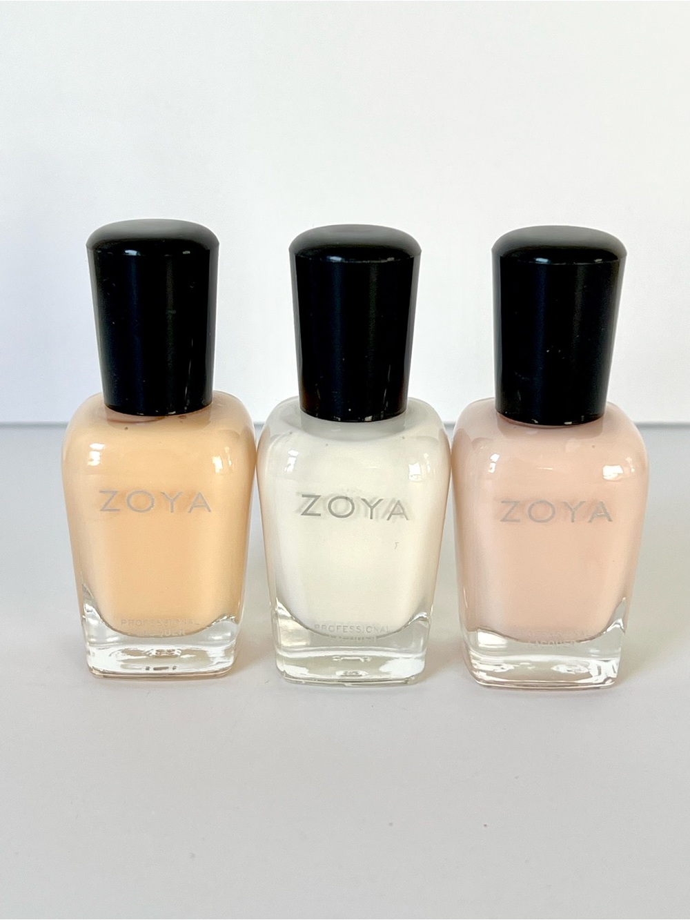 NEW Zoya French Nude Mani Trio - Set of Three (3)